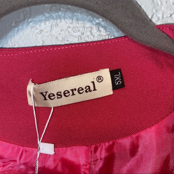 YESEREAL HOT PINK BLAZER NWT {5XL} - Picture 7 of 10